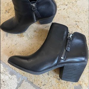 Frye booties worn once